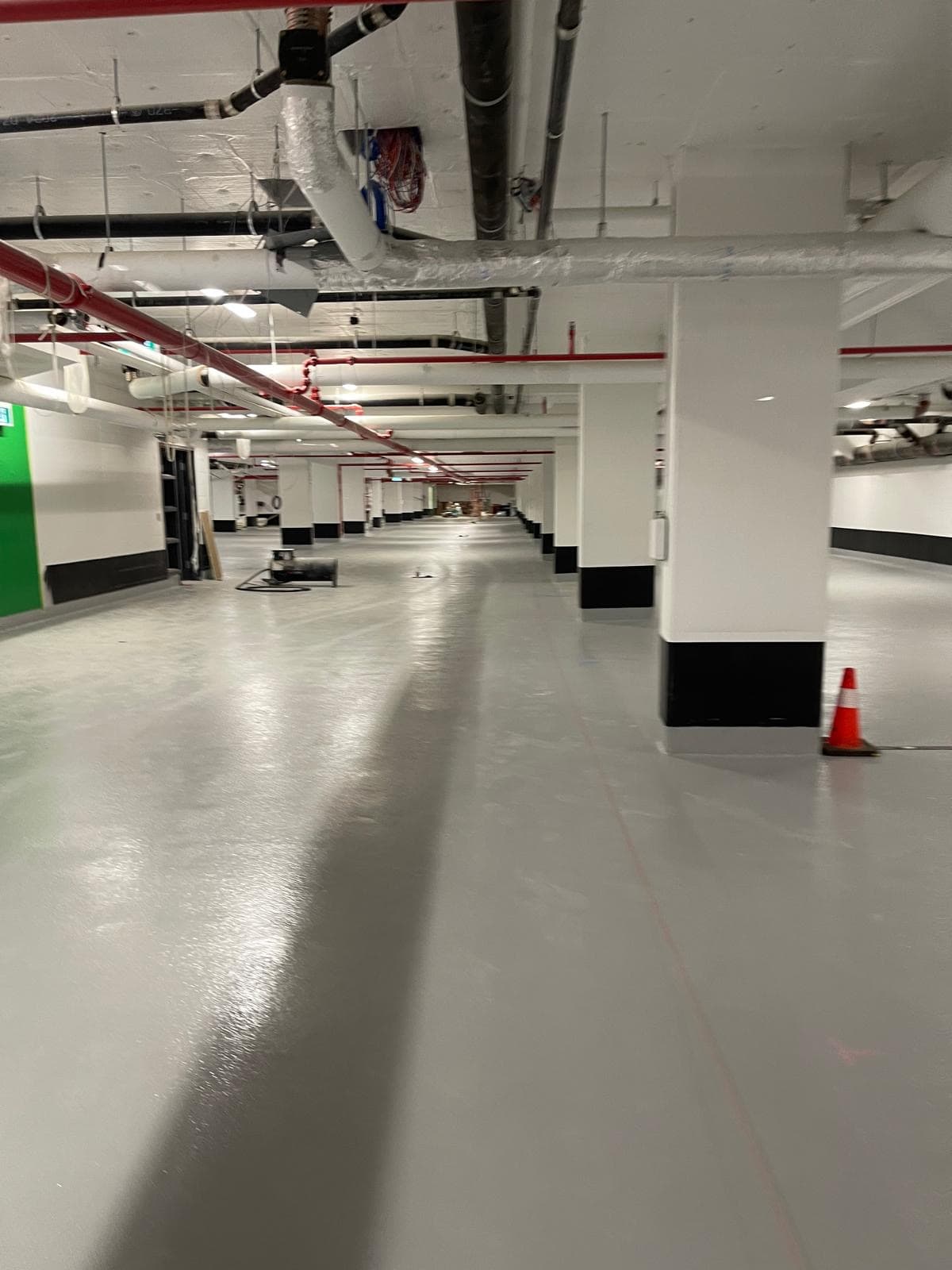 Underground Parking Lines Marking